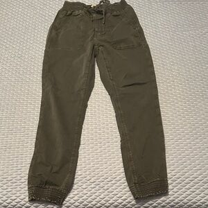 Olive Grey Jogger Pants